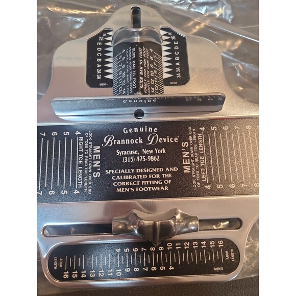 Genuine Brannock Device Men’s Model - Foot Measurement - LIKE NEW Made In USA - Picture 2 of 7